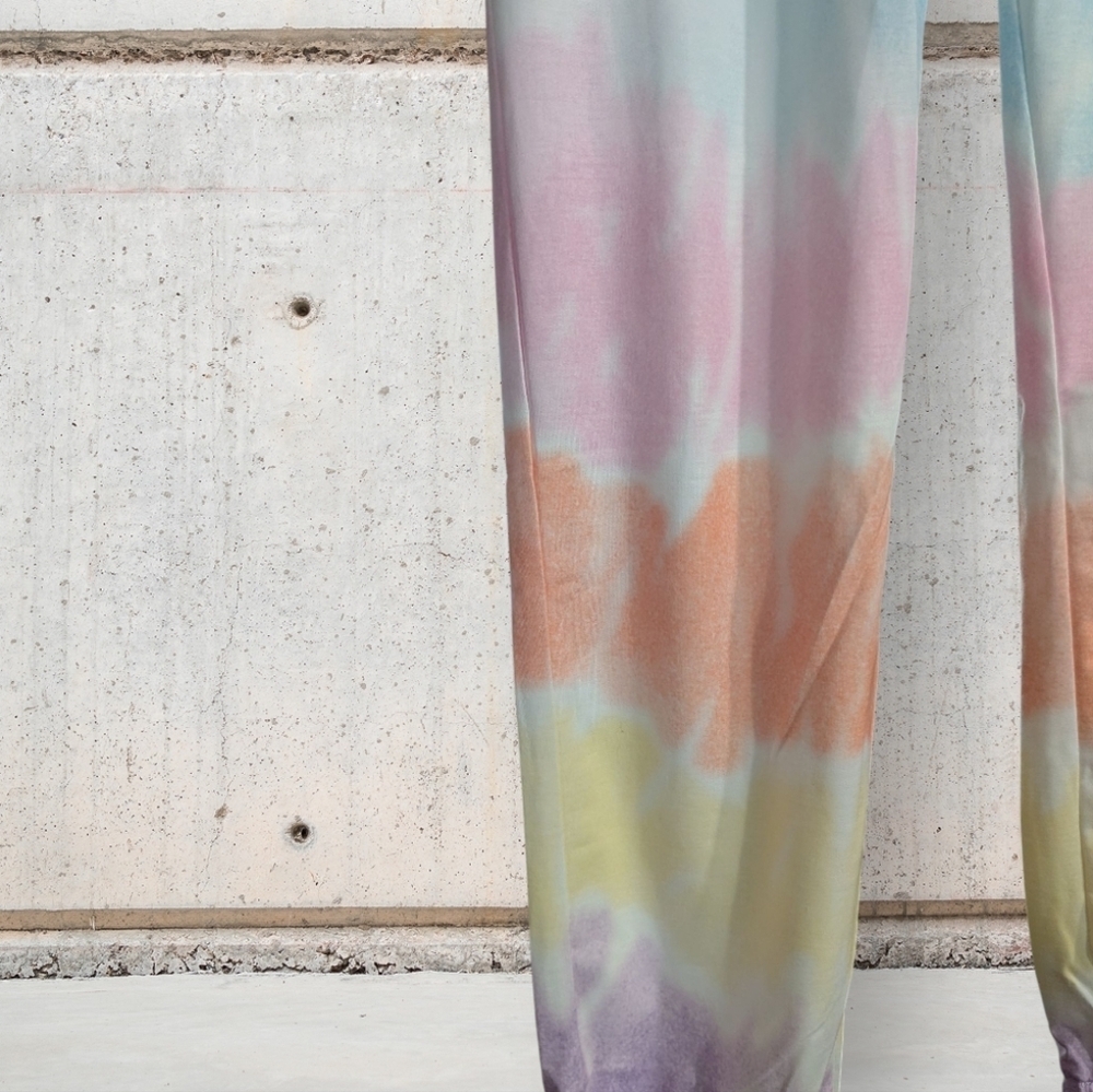 DAVI & DANI Multicolor Tie-Dye Joggers Size M - Picture 3 of 6